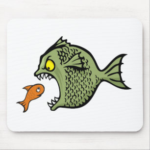 Bully fish mouse mat