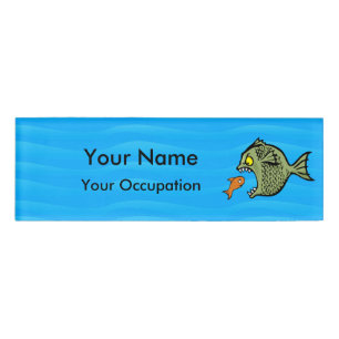 Bully Fish Name Tag