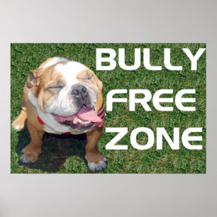 BULLY FREE ZONE 52" x 35" poster