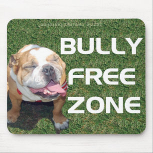 BULLY FREE ZONE MOUSE MAT