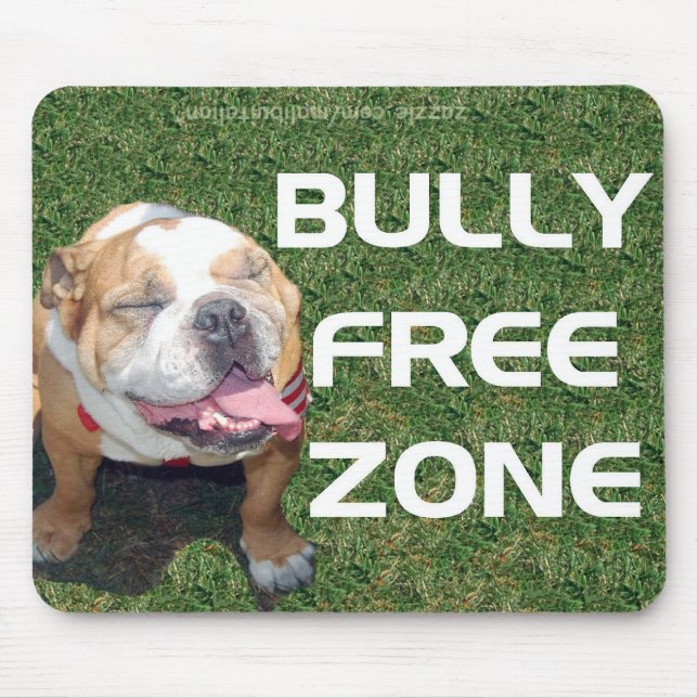 BULLY FREE ZONE MOUSE MAT (Front)
