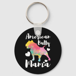 Bully Mama Bulldog Owner Mum  Key Ring