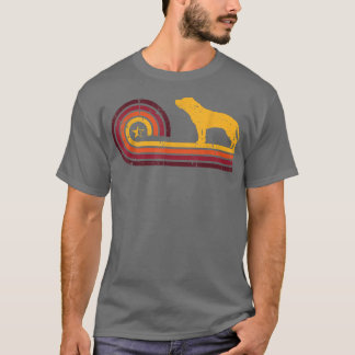 Bully or pitbull dog owner RETRO art  T-Shirt