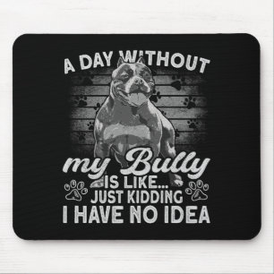 Bully Tbull Stuffed Animal Outfit Dog American Bul Mouse Mat