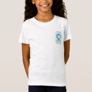 Bullying Awareness Blue Ribbon Angel Shirts