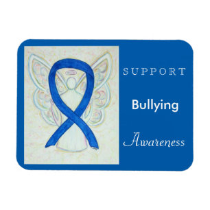 Bullying Awareness Ribbon Angel Magnet