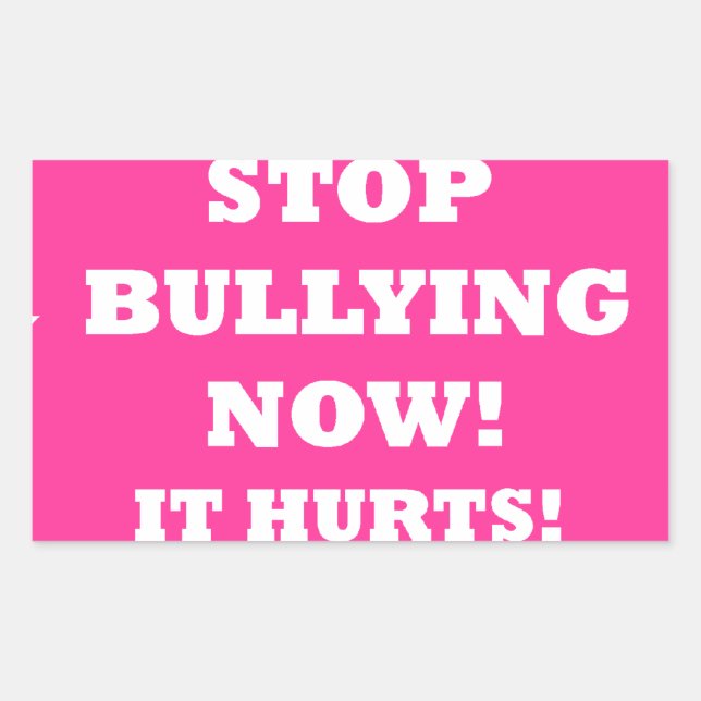 BULLYING.png Rectangular Sticker (Front)
