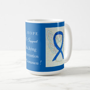 Bullying Prevention Awareness Ribbon Angel Mug