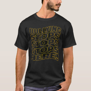 Bullying Stops Here Be Kind Unity Day Anti Bully D T-Shirt