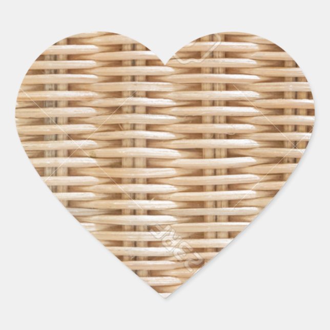 bulrush heart sticker (Front)