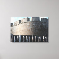 Bulwark Fortifications Saint Malo Brittany Canvas