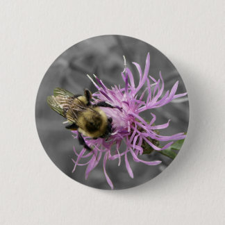 Bumble Bee 6 Cm Round Badge