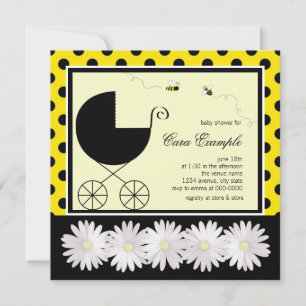 Bumble Bee Baby Shower Invitation