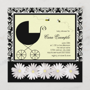 Bumble Bee Baby Shower Invitations