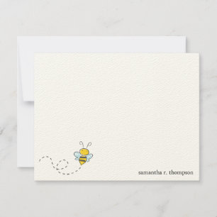 Bumble Bee Baby Shower Thank You Note Card