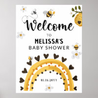 Bumble Bee Baby Shower Welcome
