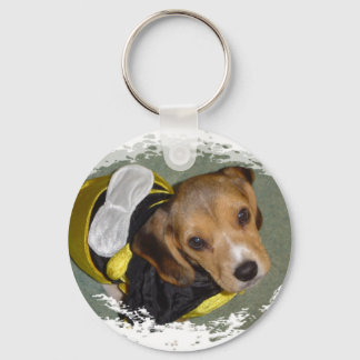 Bumble Bee Beagle Key Ring