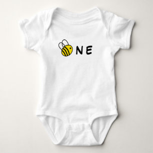 Bumble Bee Birthday 1st  Baby Bodysuit