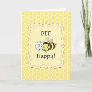 Bumble Bee Birthday Card