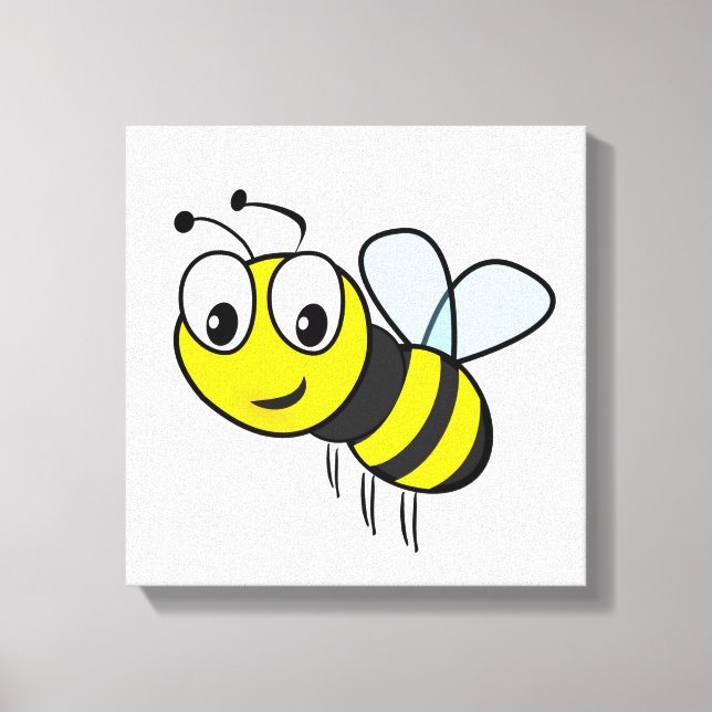 Bumble Bee, Buzz Canvas Print (Front)