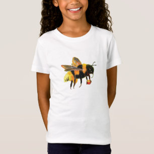 Bumble Bee carrying pollen Girls' T-Shirt
