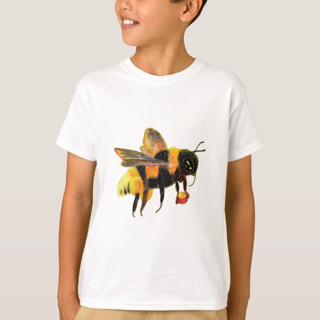 Bumble Bee carrying pollen T-Shirt (Front)