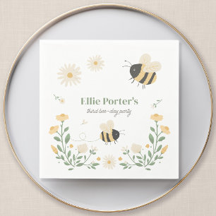 Bumble Bee Children's Birthday Party Napkin
