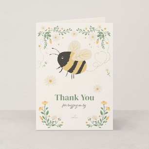 Bumble Bee Children's Party Thank You Card