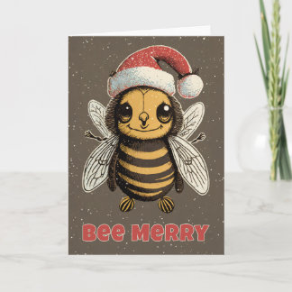 Bumble Bee Christmas Card