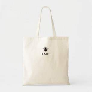 Bumble Bee Classic Monogram Tote Bag