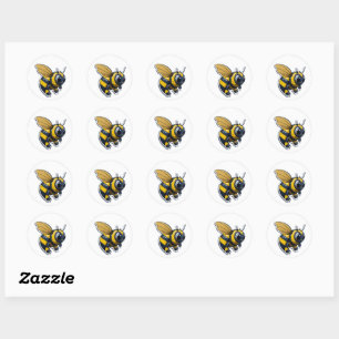 Bumble Bee Classic Round Sticker