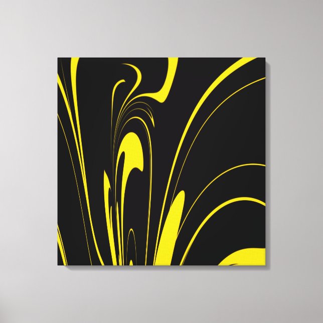 Bumble Bee Colours Canvas Print (Front)