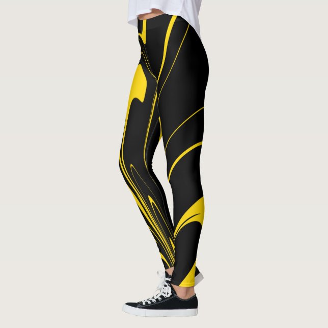 Bumble Bee Colours Leggings (Left)