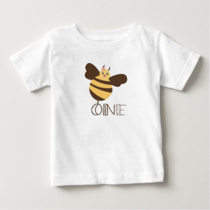Bumble Bee First Birthday Baby T-Shirt