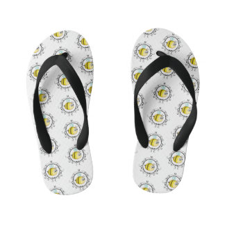 Bumble Bee Flip Flops