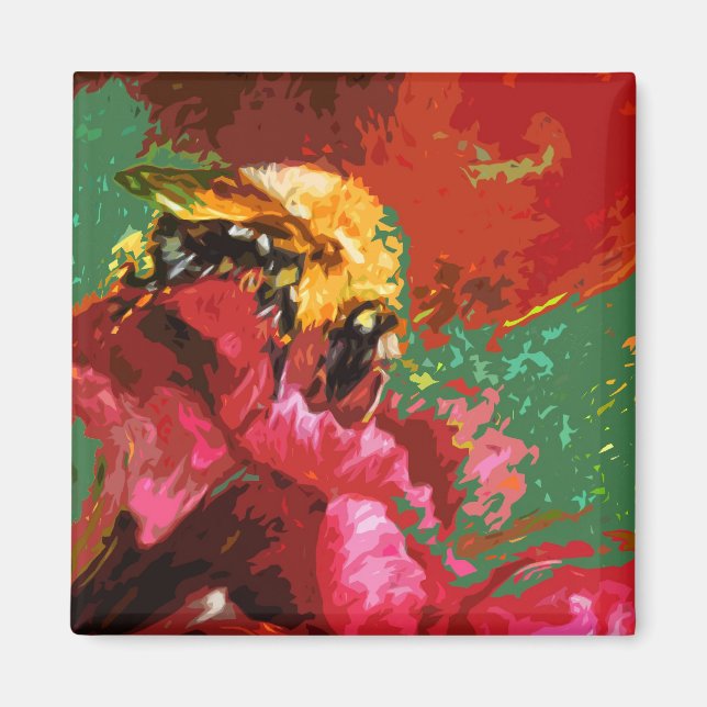 Bumble Bee Fridge Magnet (Front)