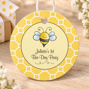 Bumble Bee Honeycomb Bee Day Birthday Favour Tags