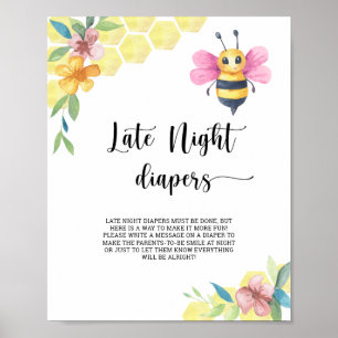 Bumble bee \ Late night diapers game Poster