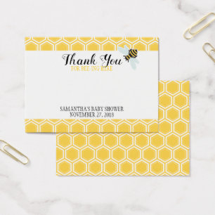 Bumble Bee Lip Balm Party Favour Card
