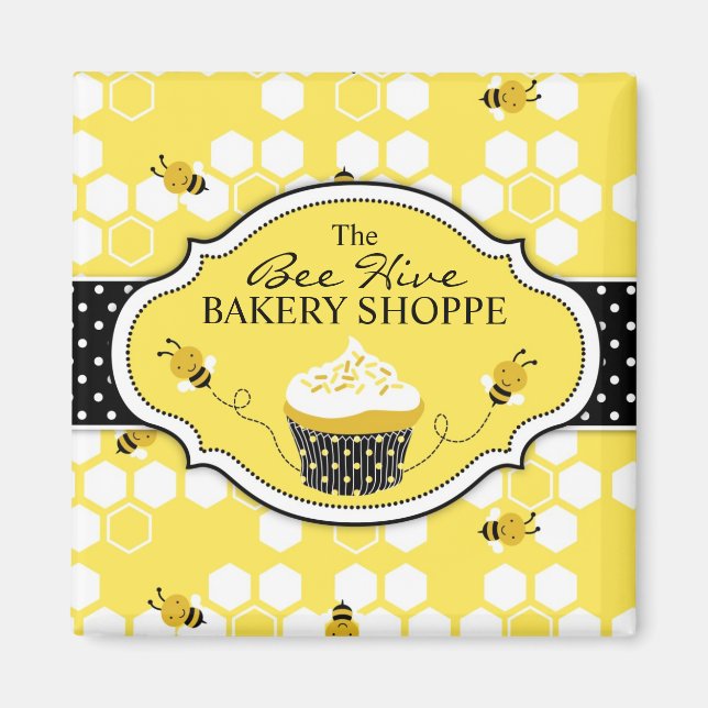 Bumble Bee Magnet SQBIZ (Front)