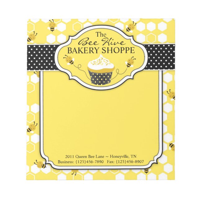 Bumble Bee Mini Notepad (Front)
