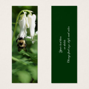 Bumble Bee On Columbine Flower Mini Bookmark