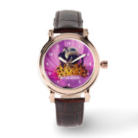 Bumble Bee On Cosmos Flower Personalised