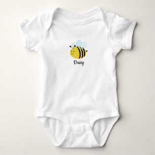 Bumble Bee Personalised Baby Bodysuit