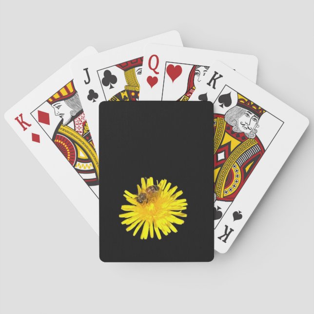 Bumble bee playing cards (Back)