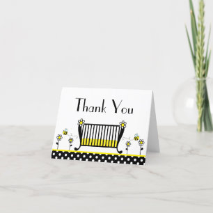 Bumble Bee Polka Dot Baby Shower Thank You