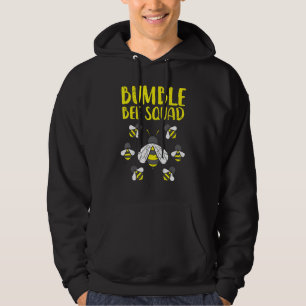 Bumble Bee Squad Funny Bumblebee Friends Team Men Hoodie