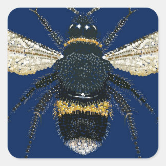 Bumble Bee Square Sticker