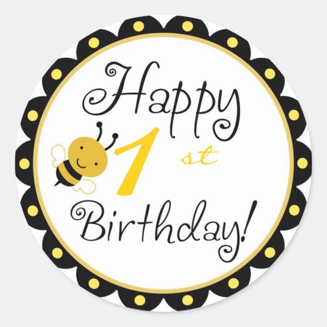 Bumble Bee Sticker HBR1 (Front)