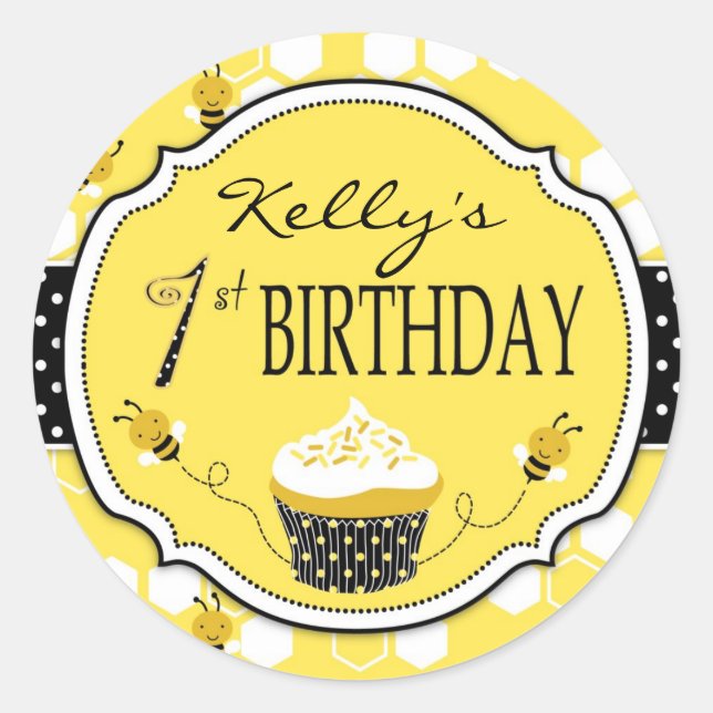 Bumble Bee Sticker R1 (Front)